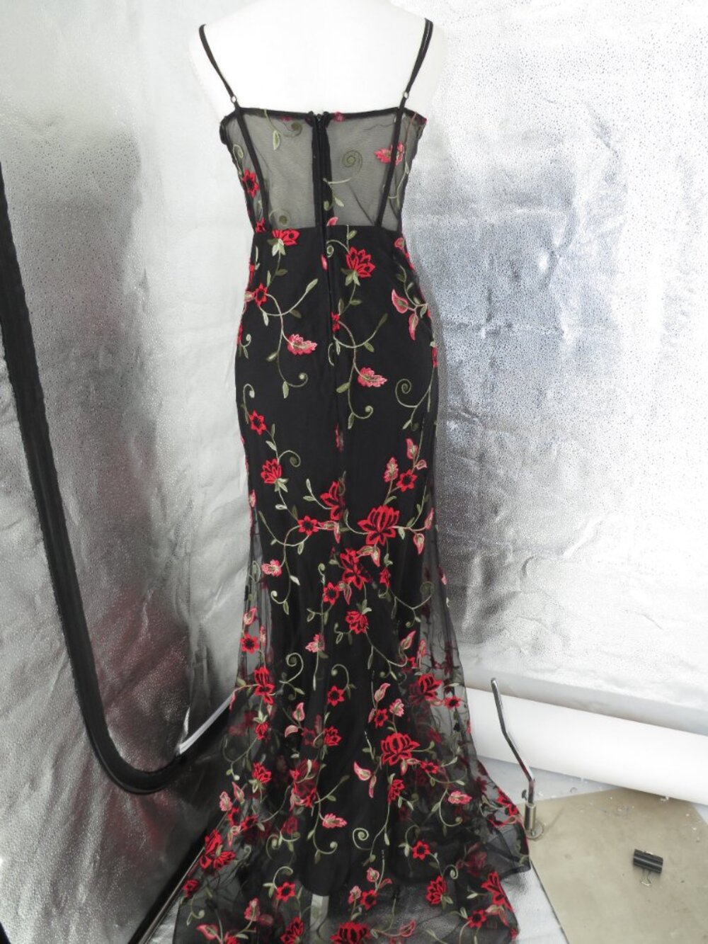 B. Darlin Floral Embroidered Corset Maxi Dress 5/6 Whimsigoth Gown - Picture 6 of 13